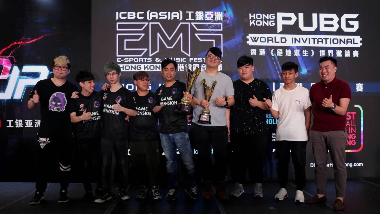 After a long day, battling through eight rounds, GDE and HK9 were crowned the victors at the PUBG qualifiers. (Picture: Thomas Leung)