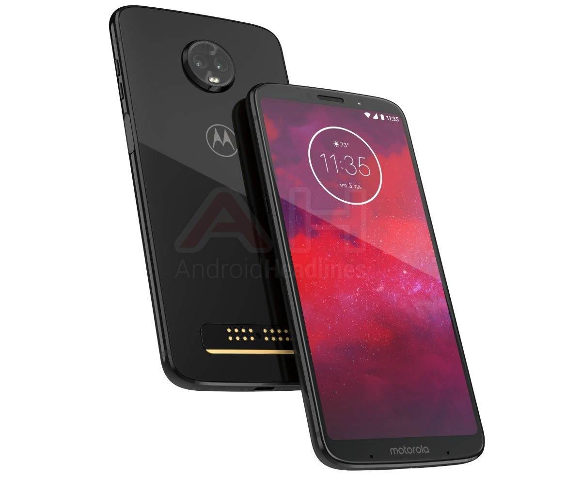 The Moto Z3 is set to be unveiled on Thursday, but who needs to wait when we’ve got leaks? (Picture: Android Headlines)