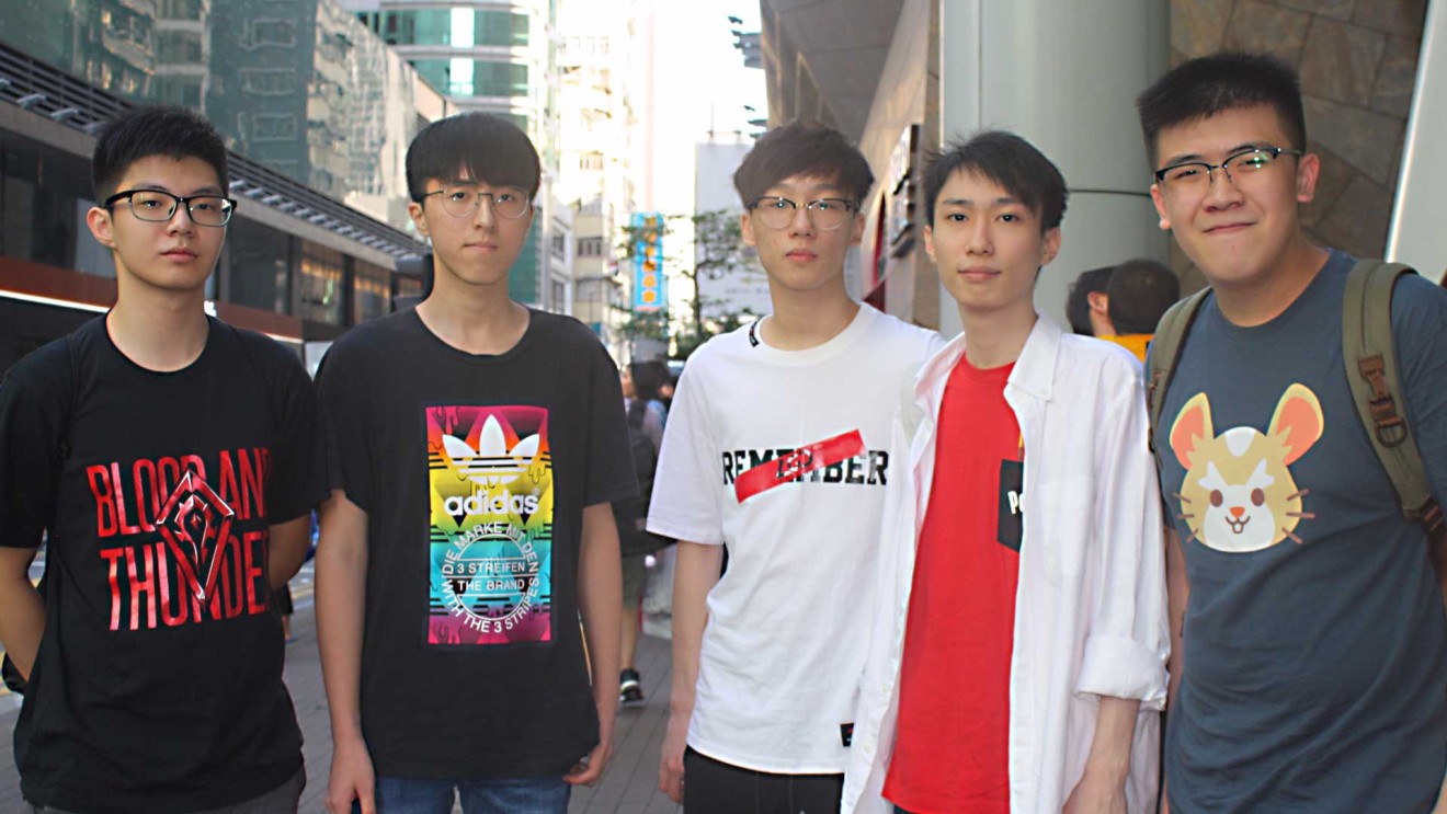 Left to right: YiWind, Amcrazy , JazZy, GZQQ, MimicOmnic