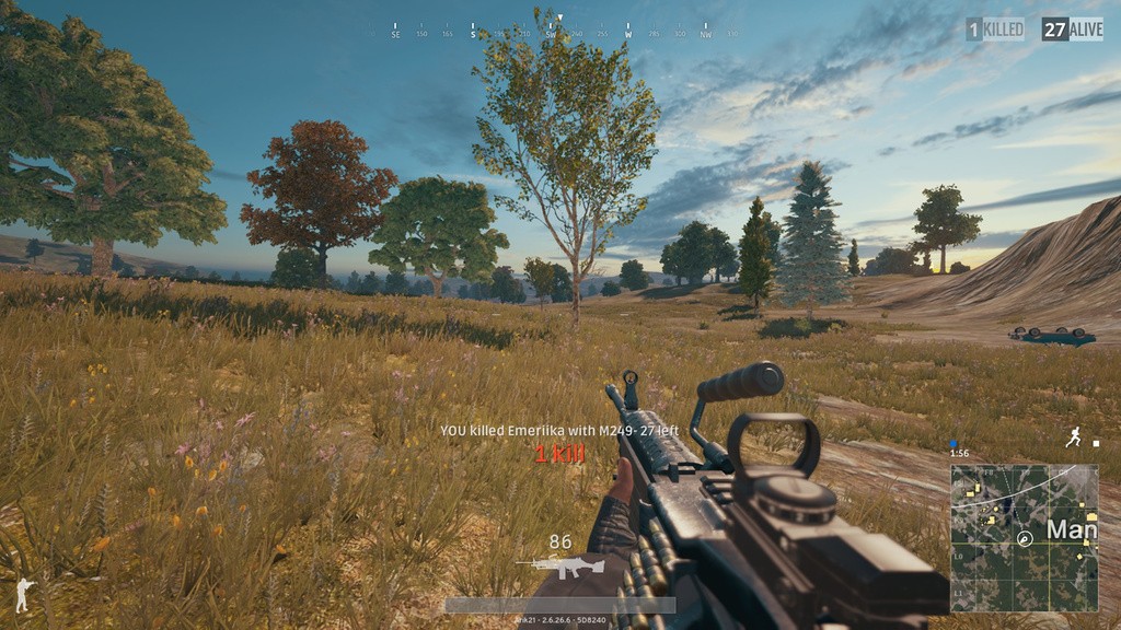 You can either play in first-person or third-person perspective. (Picture: PUBG)