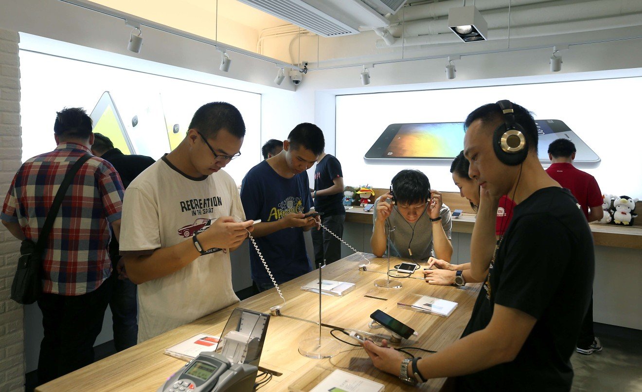 Xiaomi's Mi Store in Mong Kok, Hong Kong. (Picture: SCMP)