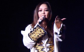 A-mei performing live at the Hammersmith Eventim Apollo in March as part of the aMEI Utopia 2.0 Celebration World Tour. Photo: Alamy Live News