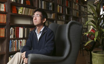 Bleak House Books owner Albert Wan in his San Po Kong store. Pictures: Xiaomei Chen