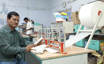 Arunachalam Muruganantham improved the lives of poor Indian women by inventing a machine that makes cheap sanitary pads.