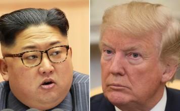North Korean leader Kim Jong-un and US President Donald Trump. Photo: AFP
