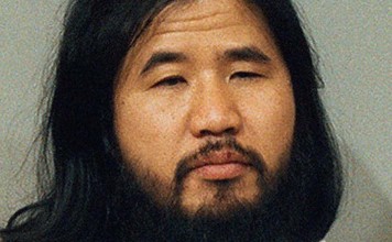 File photo of doomsday cult guru Shoko Asahara. Photo: AP/Kyodo