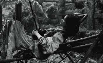 Guan Xiaotong in Zhang Yimou’s new film, Shadow.