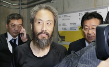 Japanese journalist Jumpei Yasuda, who was held hostage by Islamist militants for 40 months. Photo: Kyodo