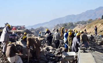 China has brushed aside American claims that the “Belt and Road Initiative” was a debt trap for nations. Photo: AP