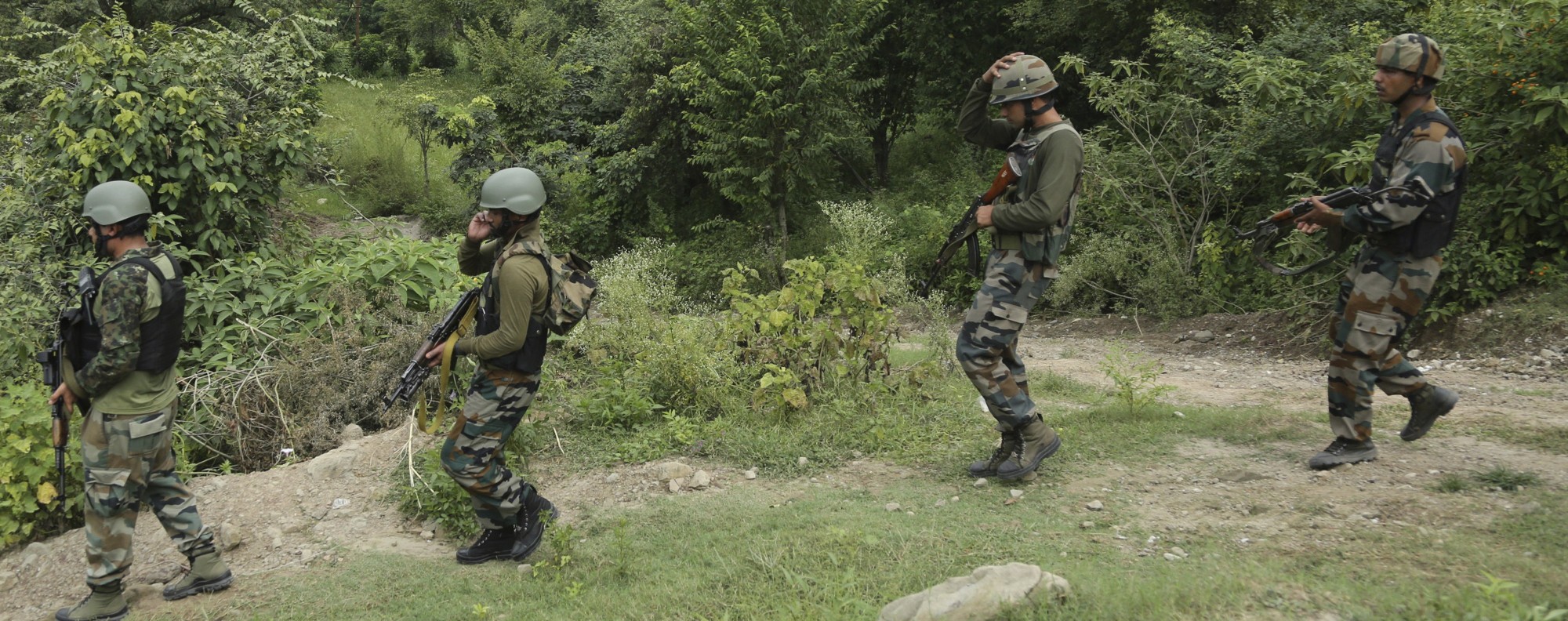 Indian army soldiers. Photo: AP