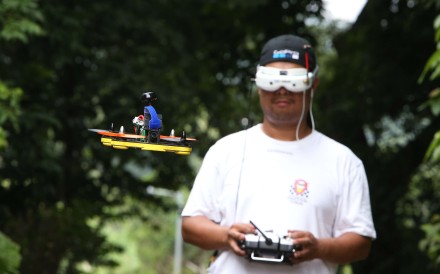 The worldwide craze for VR drone racing takes off in Hong Kong ...
