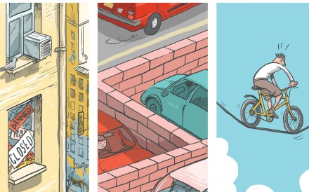 Hong Kong's door is shut for Uber, AirBnb and bike-sharing companies. Image: SCMP Graphics