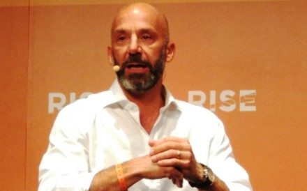 Gianluca Vialli speaks at Rise.