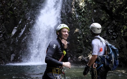 Exploring hidden vistas that seem a world away from Hong Kong’s urbanised cityscape, adventure junkies scramble up and plunge down watercourses, combining the extreme sports of stream trekking and canyoning