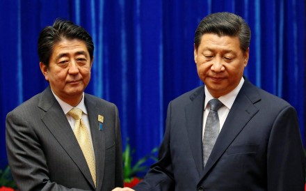 Japanese Prime Minister Shinzo Abe with Chinese President Xi Jinping. With an election victory on the cards, Abe will be focused on China relations. Photo: Reuters