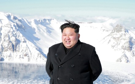 North Korean leader Kim Jong-un visits Mount Paektu. Photo: AFP