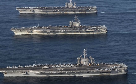 US President Donald Trump has signed a defence budget that opens the possibility for US warships to visit Taiwan. Photo: EPA