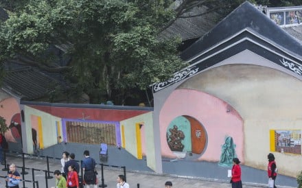 Hu Jiamin's art work, Time Discrepancy, pays tribute to late Chinese dissident Liu Xiaobo. Photo: SCMP