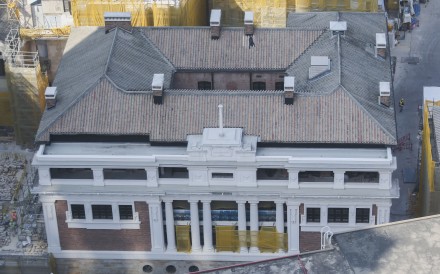 The Central Police Station Barracks under renovation to become part of Tai Kwun. Picture: David Wong