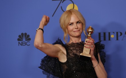 Nicole Kidman backstage at the 75th Annual Golden Globes at the Beverly Hilton Hotel in Beverly Hills, Calif., on Sunday, Jan. 7, 2018. Photo: Allen J. Schaben/Los Angeles Times/TNS