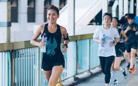 Choa Cia is making the transition from road runner to trail runner at the HK100. Photos: Handout