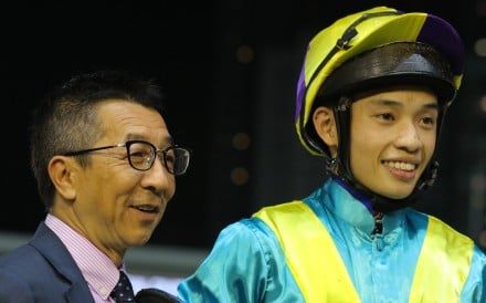 Trainer Me Tsui and jockey Jack Wong. Photos: Kenneth Chan.