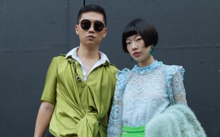 Hong Kong stylist Chan Chi Lung works with fashion influencer Si Lin.