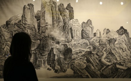China Institute’s Blue Cloud Gala honorees this year include artist Liu Dan, the creator of works such as this contemporary ink painting, ‘Airy Mountains, Rushy Glens after Li Tang’. Photo: Dickson Lee