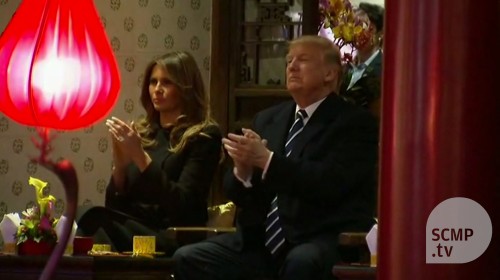 A welcome fit for an emperor for Donald Trump in Beijing