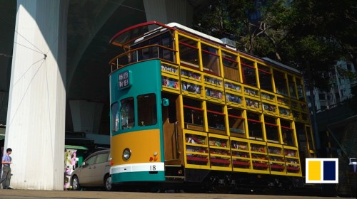 Hong Kong unveils newest members’ club – inside a tram carriage