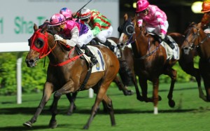 Foodie, ridden by Joao Moreira, wins the International Council For Commercial Arbitration (HK) Cup by two lengths. Photos: Kenneth Chan