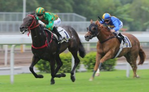 Circuit Land puts a handy field to the sword, the four-year-old stamping himself as a future Class One horse in the making. Photo: Kenneth Chan