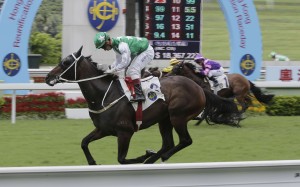 Trainer Tony Cruz could have a Derby contender for next season if the German-bred griffin’s frightening performance at Sha Tin from an awkward position and a wide gate is anything to go by