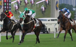 Race 10, Pakistan Star, ridden by Matthew Chadwick, won the class 3 over 1400m at Sha Tin on 18Sep16.