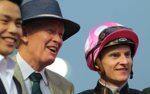 John Moore and Zac Purton after Beauty Generation’s win in January. Photos: Kenneth Chan.
