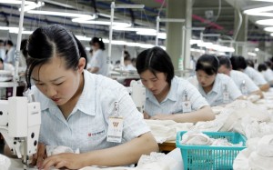 North Korean textile workers. (AP Photo/Ahn Young-joon, File)