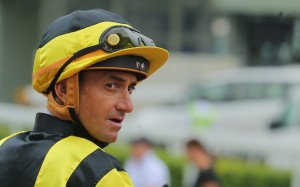 Douglas Whyte after winning on Roman Impero on November 11. Photos: Kenneth Chan.
