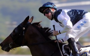 Tommy Berry wins aboard Sacred Ibis at Sha Tin on Sunday. Photos: Kenneth Chan