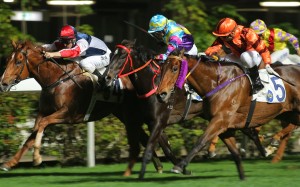 Fast Most Furious (left) finishes second to Smart Boy (right) at Happy Valley on Wednesday night. Photo: Kenneth Chan
