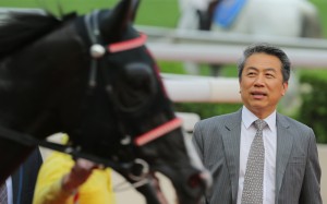 Ricky Yiu looks over Jolly Banner. Photos: Kenneth Chan