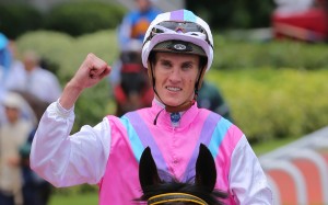Chad Schofield celebrates a winner. Photos: Kenneth Chan