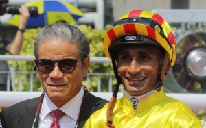 Tony Cruz and Karis Teetan are all smiles after one of their winners. Photos: Kenneth Chan