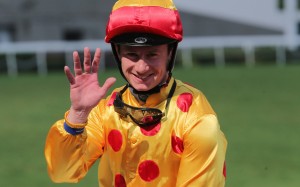 Oisin Murphy celebrates a winner in Hong Kong. Photos: Kenneth Chan