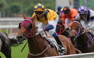 Douglas Whyte coasts to victory on Styling City last month. Photos: Kenneth Chan