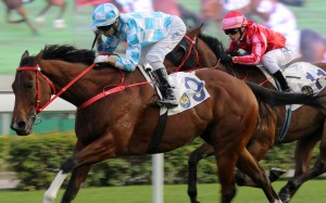 Short-priced favourite Conte races clear to win at Sha Tin on Tuesday. Photos: Kenneth Chan