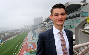 Australian jockey Regan Bayliss in his new surrounding at Sha Tin. Photos: Kenneth Chan