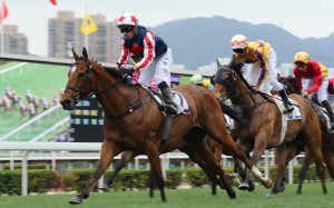 Refined Treasure returns to his best under Silvestre de Sousa at Sha Tin on Sunday. Photos: Kenneth Chan