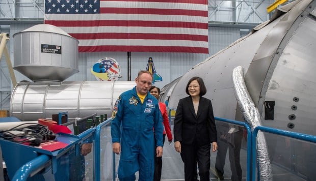 US ‘plays Taiwan card’ with Tsai trip to Nasa mission control