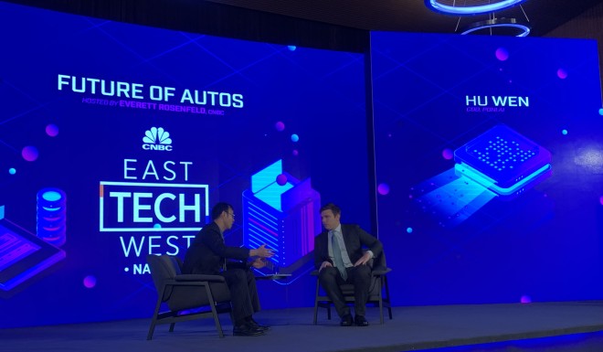 Chief Operating Officer Hu Wen of Pony Ai, the tech unicorn company based in the Nansha district of Guangzhou, talked about his views on self-driving cars amid safety concerns, at CNBC's East Tech West conference in Nansha