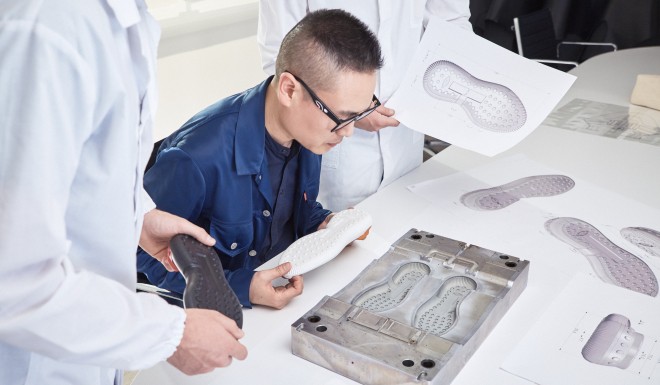 Korean designer Yong Bae Seok collaborates with TOD’S on the development of the ‘shoeker’.